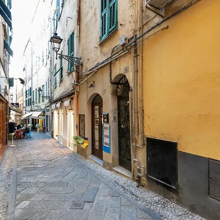 Of An Old Building In The Center Of * San Remo